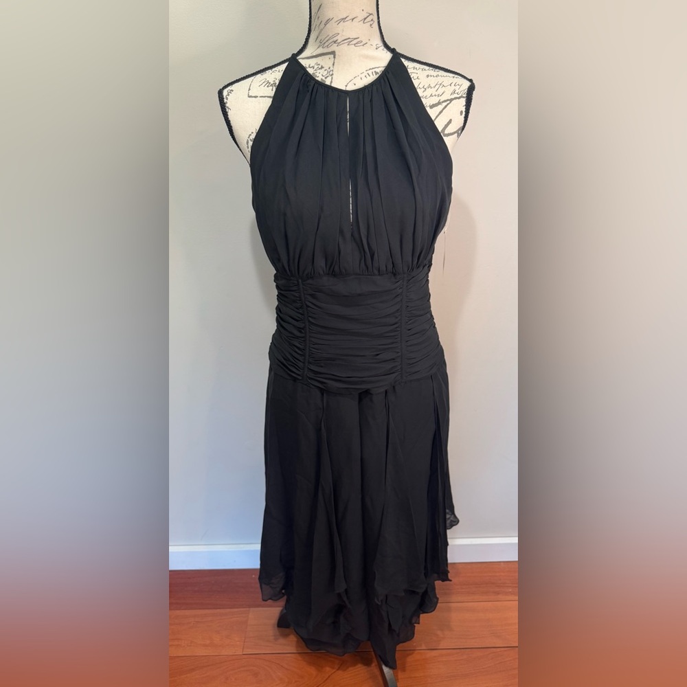 CARMEN MARC VALVO Silkโ Dress NWT Sz 12